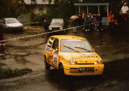 Jacek Sikora i Marek Kaczmarek - Fiat Cinquecento Sporting.